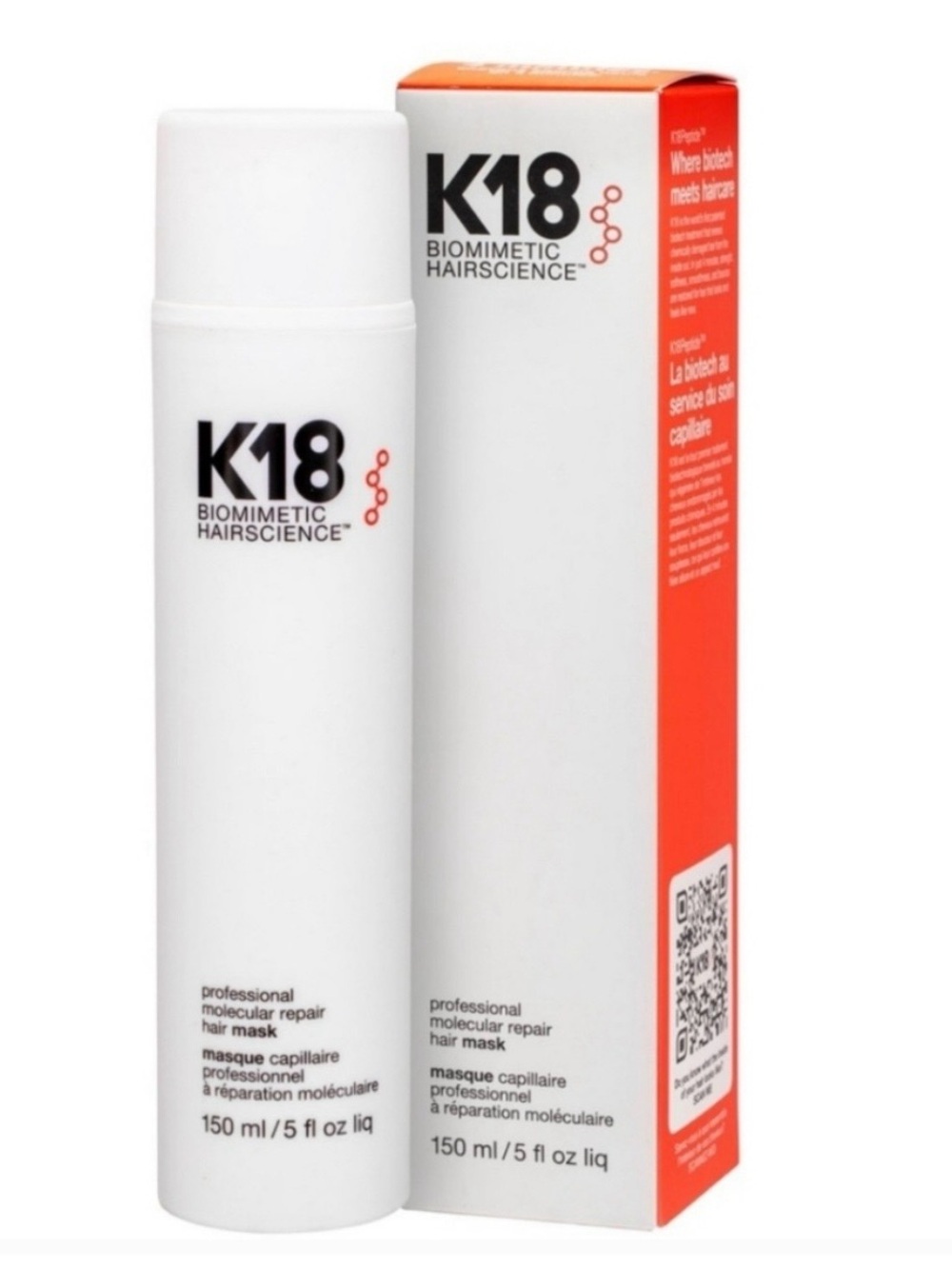 NIB K18 Biomimetic Hairscience Professional Hair Mask, 150 ml

 K18 Professional